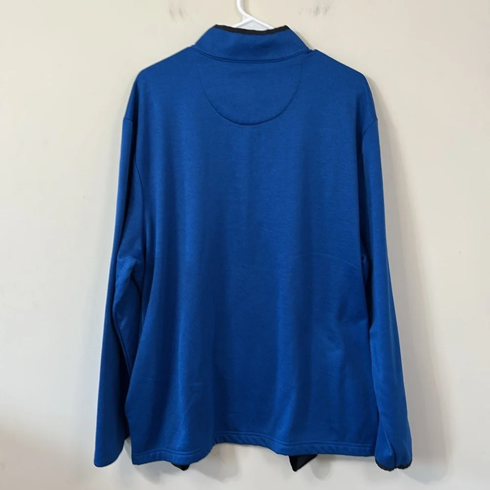 Callaway Men’s 1/4 Zip Tech Golf Fleece Olympian Bl Htr Blue Size XL - Picture 7 of 9